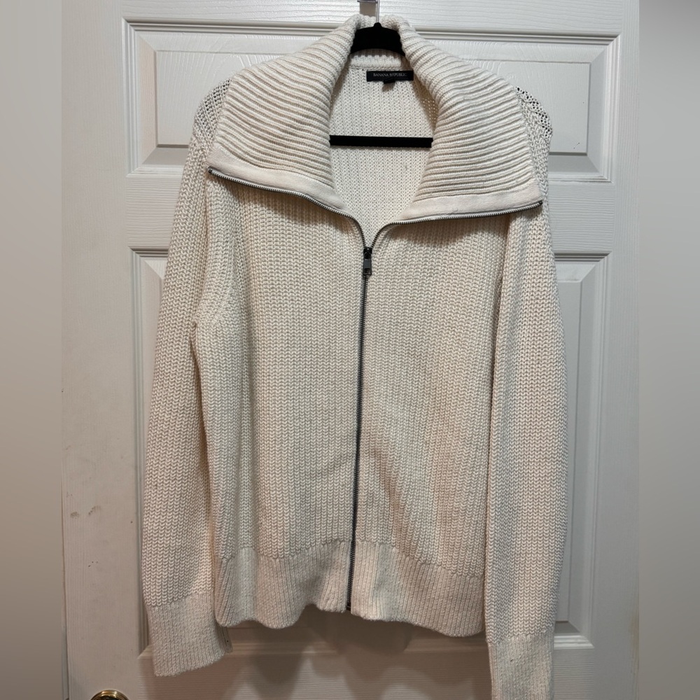 Banana Republic Zip Up Sweater size XXL